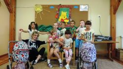 Najstarsza grupa z wychowawczynią