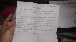 "Mikołajek" - list ucznia do Mikołajka