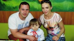 Tobiasz z rodzicami