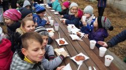 biesiada na zakończenie z grillowanymi smakołykami